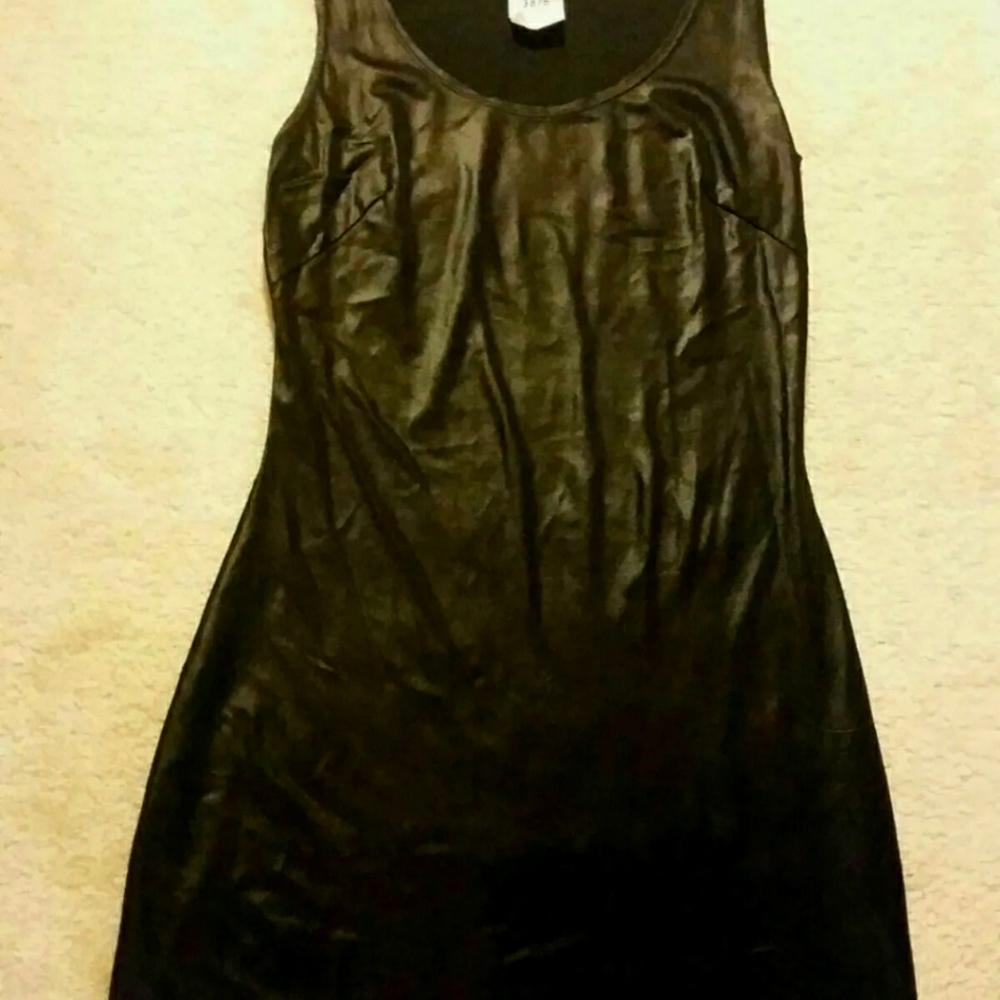 Vintage Plein Sud black bodycon sleeveless dress S 38